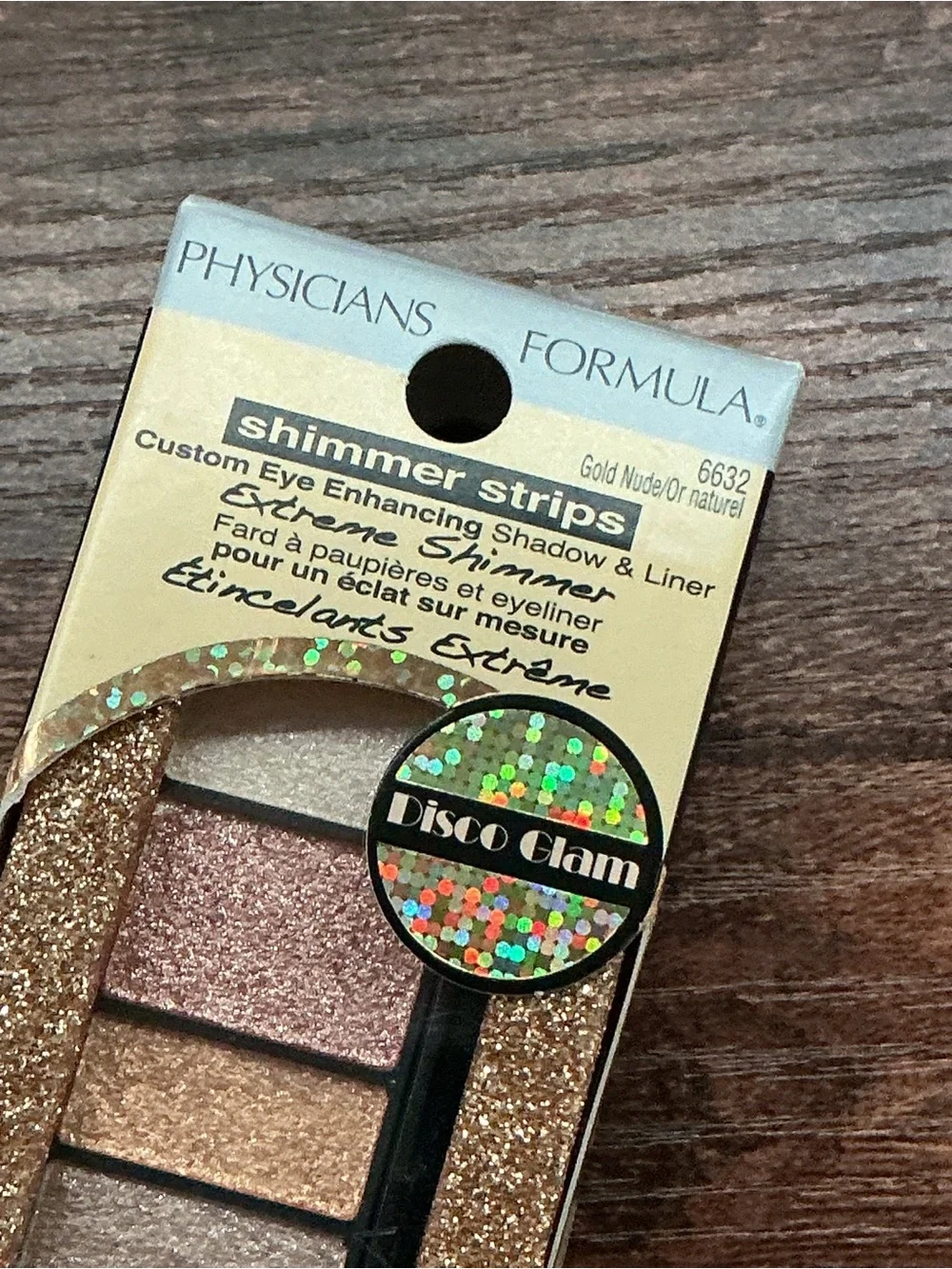 Physicians Formula Shimmer Strips Gold Nude 6632 NIB Rare